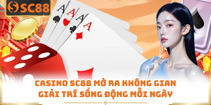 Casino SC88 mở ra không gian giải trí sống động mỗi ngày
