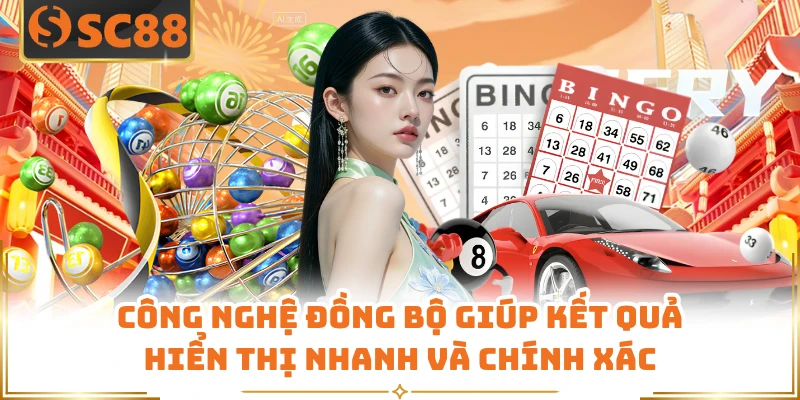 Công nghệ đồng bộ giúp kết quả hiển thị nhanh và chính xác