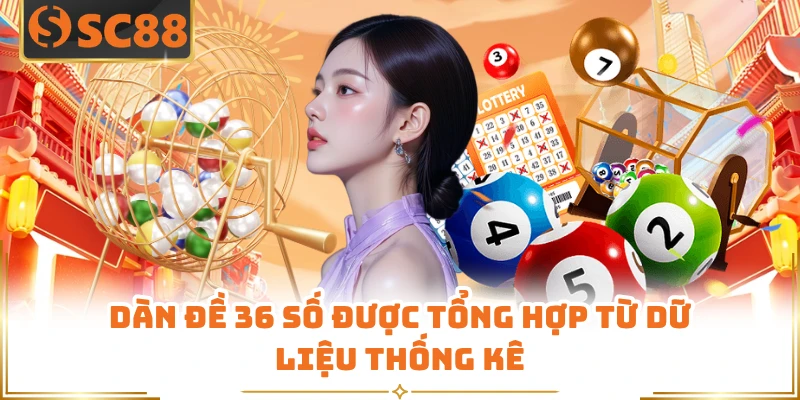 Dàn đề 36 số được tổng hợp từ dữ liệu thống kê